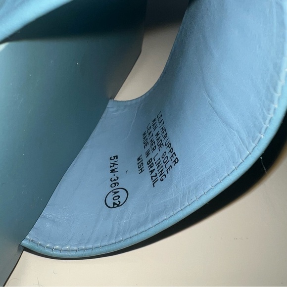 Calvin Klein leather mules square toe - Picture 3 of 9